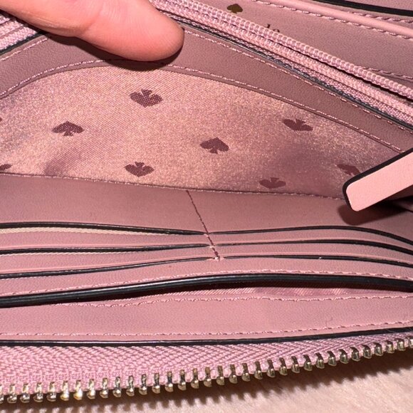 💗 Kate Spade New York • Luxe Floral Zip-Around Continental Wallet 💗 - Picture 6 of 7